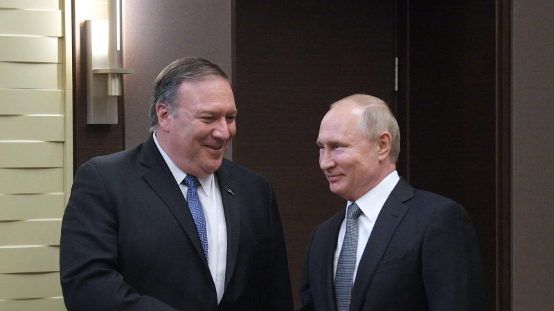 «На пятерки». Заявление Помпео о Путине вызвало недоумение в США