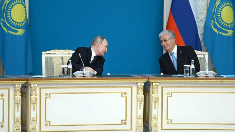 Переговоры Путина и Токаева тет-а-тет продлились шесть часов — посол Бородавкин