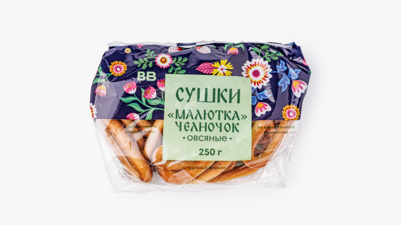 Сушки «Малютка» челночок овсяные